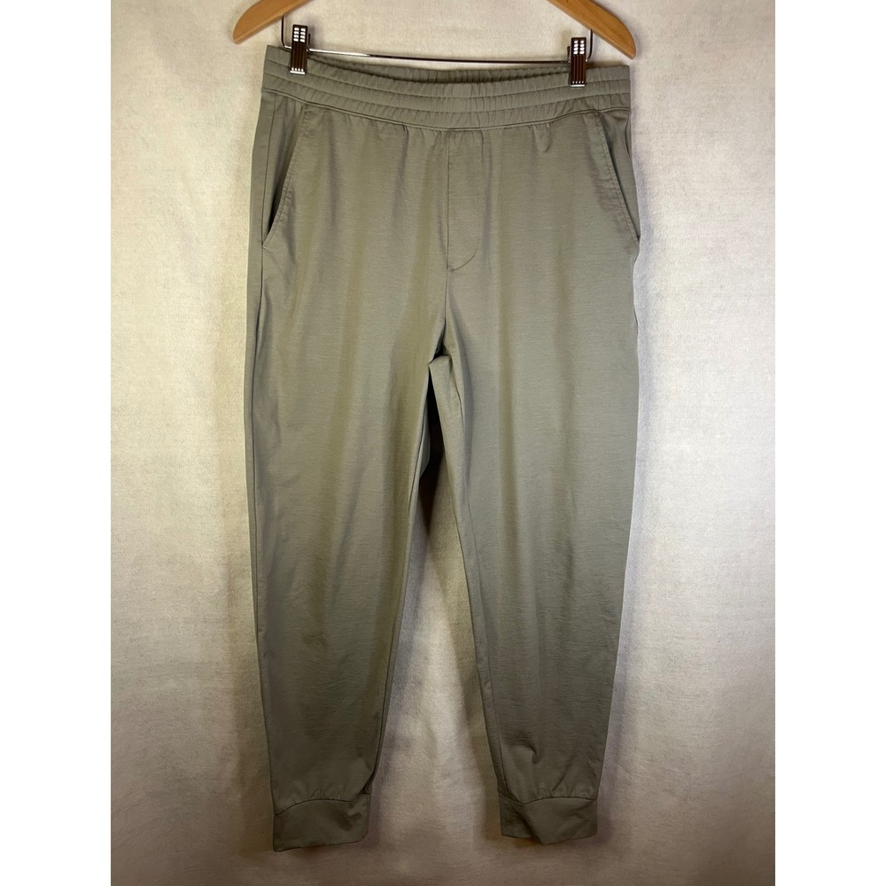 Uniqlo men's light olive green ultra stretch jogger pants Sz L active